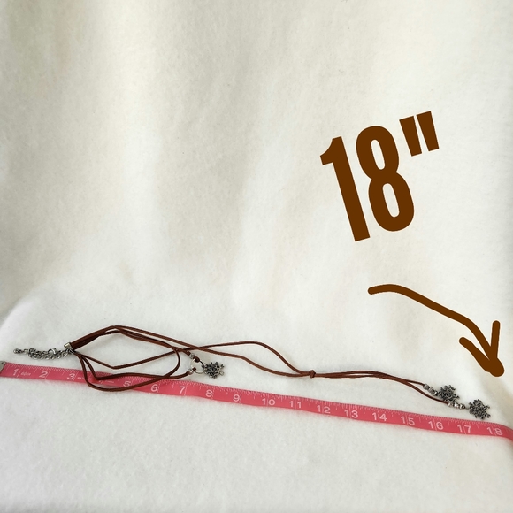 HANEE Tree of life Metal Suede Three Layer Choker - Picture 2 of 8